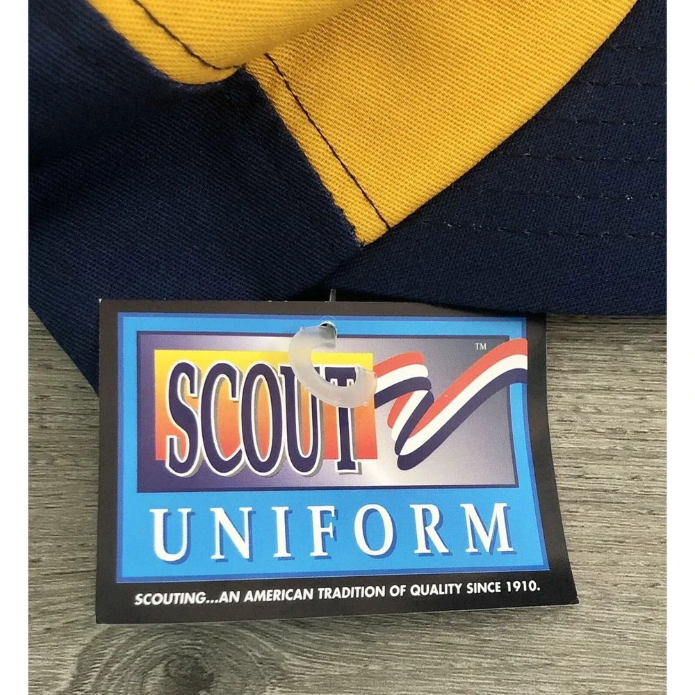 Boy Scouts BSA Wolf Scout Snapback Hat Cap Medium/Large Made in USA Tags Vtg NOS